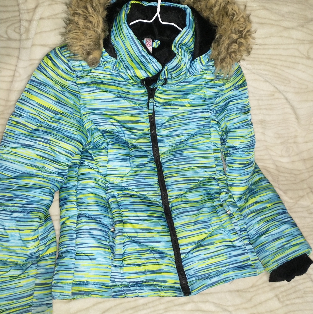 SO Girls size 12 winter coat